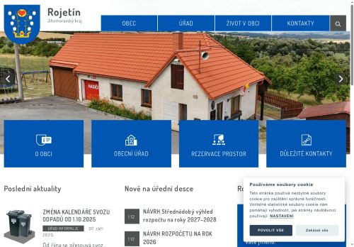 Zobrazit webové stránky Obecní úřad Rojetín