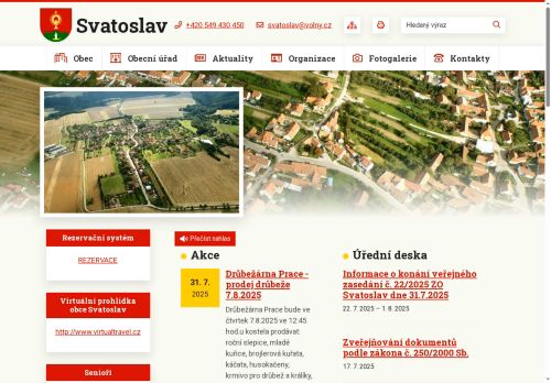 Zobrazit webové stránky Obecní úřad Svatoslav