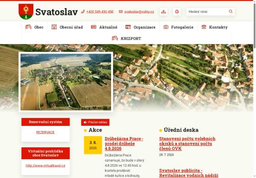 Zobrazit webové stránky Obecní úřad Svatoslav