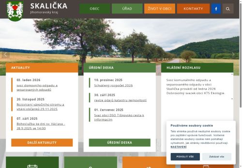 Zobrazit webové stránky Obecní úřad Skalička