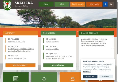 Zobrazit webové stránky Obecní úřad Skalička