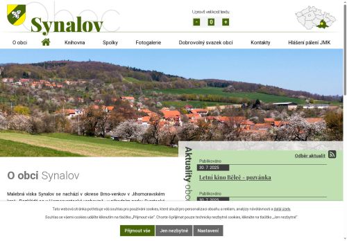 Zobrazit webové stránky Obecní úřad Synalov