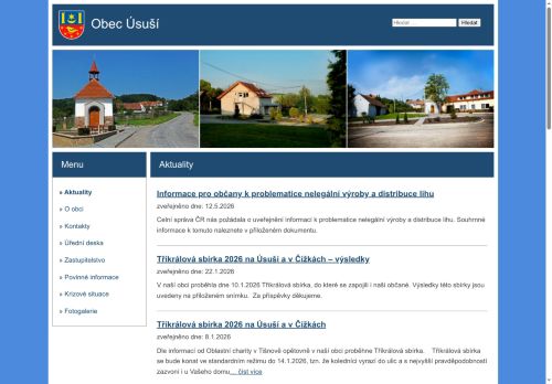 Zobrazit webové stránky Obecní úřad Úsuší