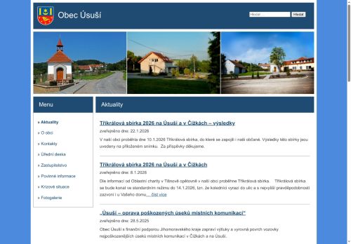 Zobrazit webové stránky Obecní úřad Úsuší