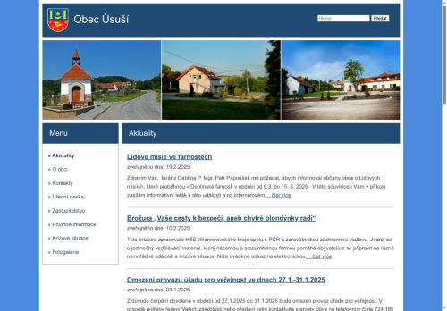 Zobrazit webové stránky Obecní úřad Úsuší