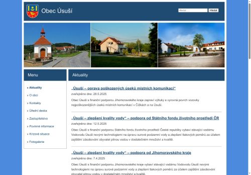 Zobrazit webové stránky Obecní úřad Úsuší