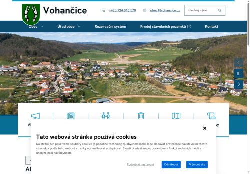 Zobrazit webové stránky Obecní úřad Vohančice