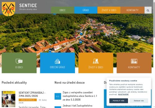 Zobrazit webové stránky Obecní úřad Sentice