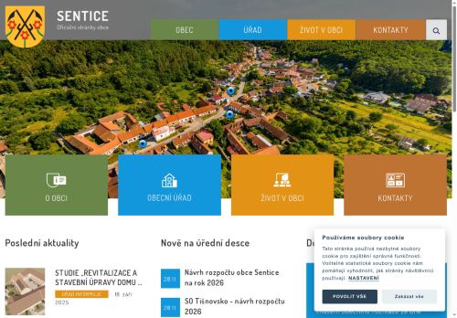 Zobrazit webové stránky Obecní úřad Sentice