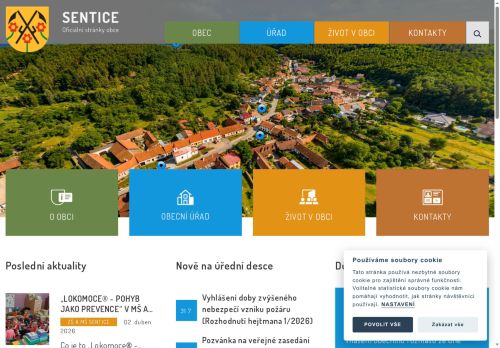 Zobrazit webové stránky Obecní úřad Sentice