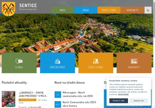 Zobrazit webové stránky Obecní úřad Sentice