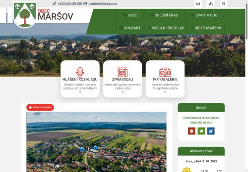 Zobrazit webové stránky Obecní úřad Maršov