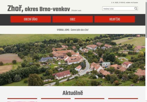Zobrazit webové stránky Obecní úřad Zhoř