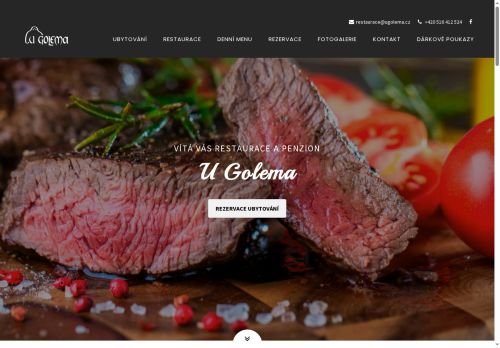 Zobrazit webové stránky Restaurace a penzion U Golema