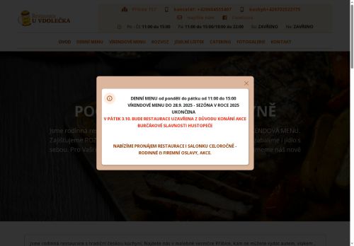 Zobrazit webové stránky Restaurace steak bar U Vdolečka