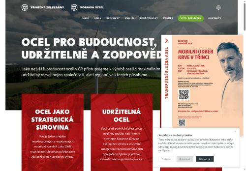 TŘINECKÉ ŽELEZÁRNY, a. s. nabízí práci na pozici Kontrolor/ka defektoskopie v obci Kladno