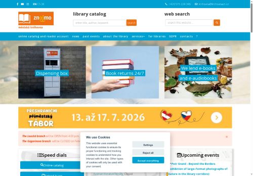 Zobrazit webové stránky Městská knihovna Znojmo