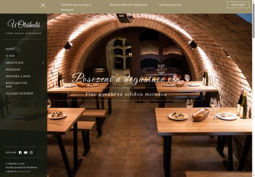Zobrazit webové stránky Vinný sklep U Otáhalů