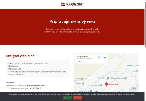 Designer Werk s.r.o. nabízí práci na pozici Skladník/ce v obci Kuřim
