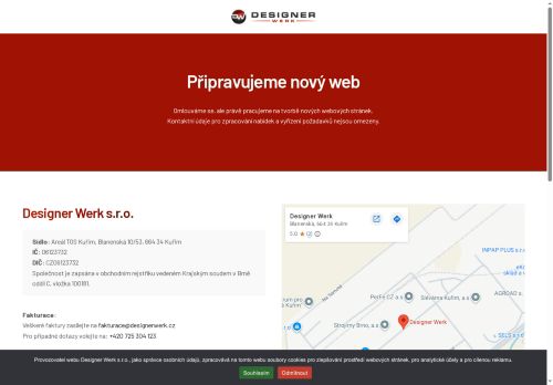 Designer Werk s.r.o. nabízí práci na pozici Obsluha CNC strrojů (m/ž) v obci Kuřim