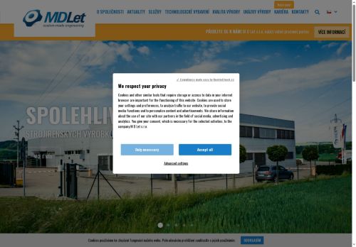 M D Let s.r.o. nabízí práci na pozici operátor CNC pálícího stroje (m/ž) v obci Svitávka