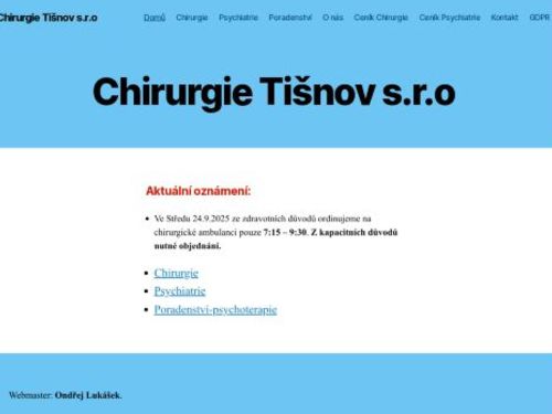 Chirurgická ambulance - MUDr. Hynek Verner