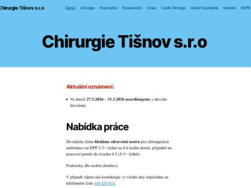 Chirurgická ambulance - MUDr. Hynek Verner