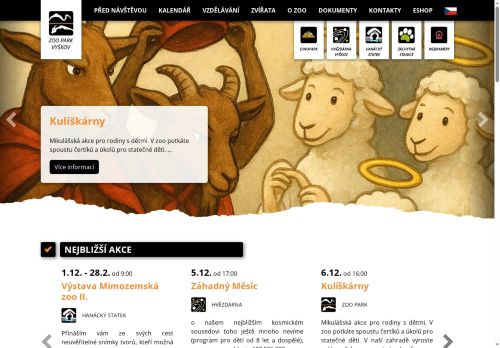 Zobrazit webové stránky ZOO park Vyškov