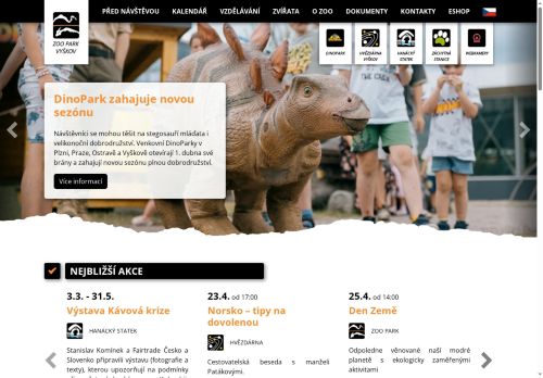 Zobrazit webové stránky ZOO park Vyškov