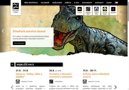 Zobrazit webové stránky ZOO park Vyškov