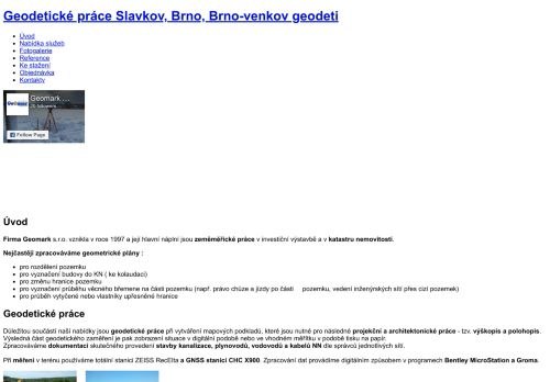 Zobrazit webové stránky Geomark, s.r.o