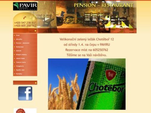 Restaurace a penzion PAVIR