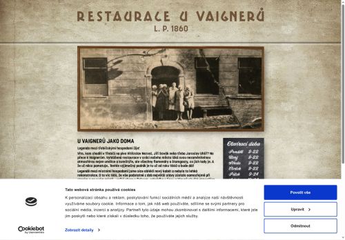 Zobrazit webové stránky Restaurace U Vaignerů