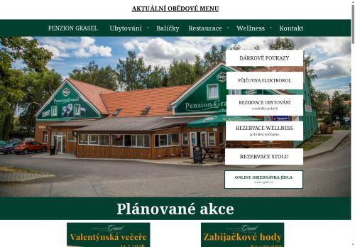 Zobrazit webové stránky Penzion a restaurace GRASEL