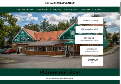 Zobrazit webové stránky Penzion a restaurace GRASEL