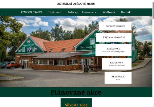 Zobrazit webové stránky Penzion a restaurace GRASEL