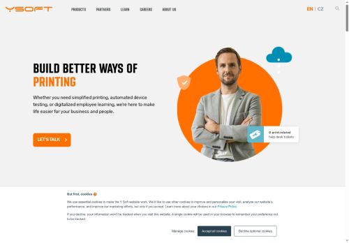 Y Soft Corporation, a.s. nabízí práci na pozici Technical Consultant v obci Brno