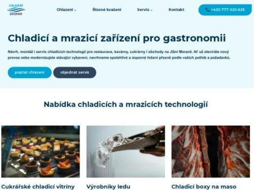 Chlazení Zouhar - servis a montáž chladících a mrazících boxů, chlazení na pivo  a klimatizační technologie
