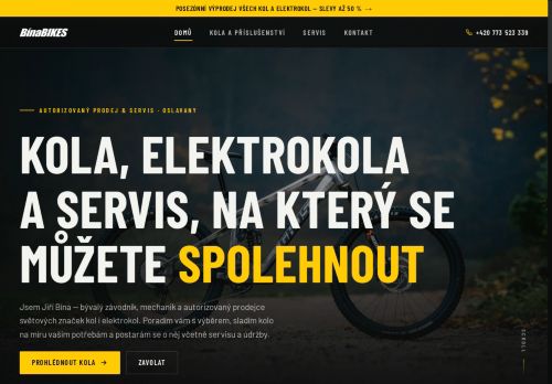 Zobrazit webové stránky BínaBIKES