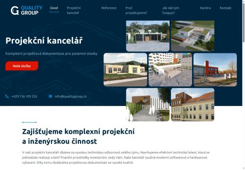 Quality Group s.r.o. nabízí práci na pozici Projektant/ka v obci Rosice