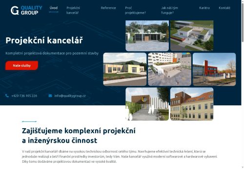 Webové stránky Quality Group s.r.o., Rosice