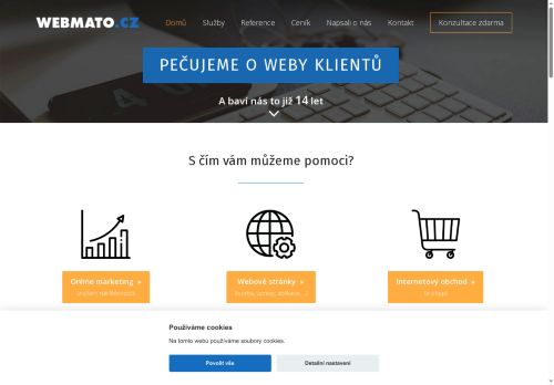 Zobrazit webové stránky Webmato.cz