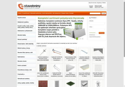 Zobrazit webové stránky e-stavebniny.cz