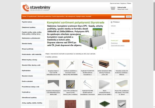 Zobrazit webové stránky e-stavebniny.cz