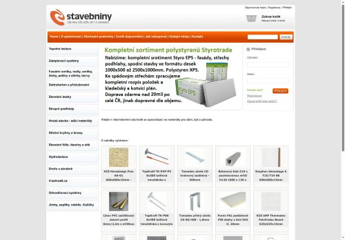 Zobrazit webové stránky e-stavebniny.cz