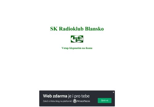 Zobrazit webové stránky Radioklub Blansko