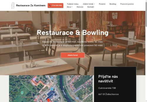 Zobrazit webové stránky Restaurace Za komínem