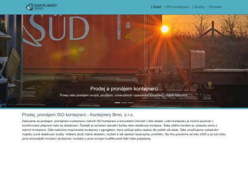 Zobrazit webové stránky Kontejnery Brno s.r.o.