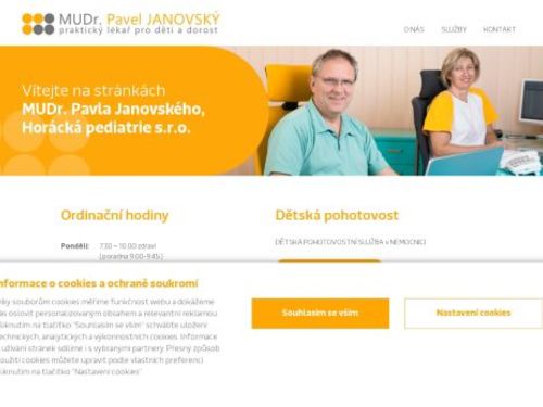 Praktický lékař pro děti a dorost - MUDr. Pavel Janovský