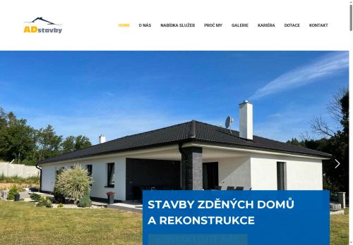 Zobrazit webové stránky Antonín Dosadil - AD stavby